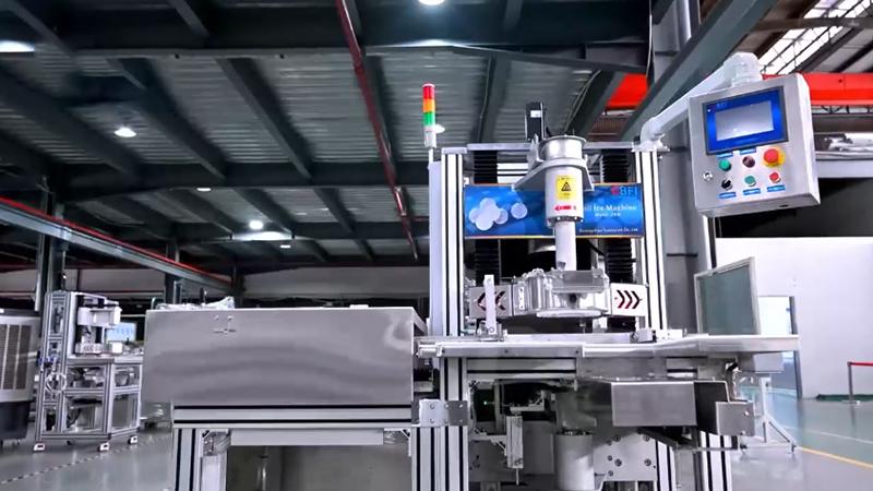 Machine de découpe de glace en boule automatique & à une seule tête