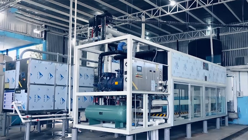 Usine de glaces comestibles diversifiées du Mexique