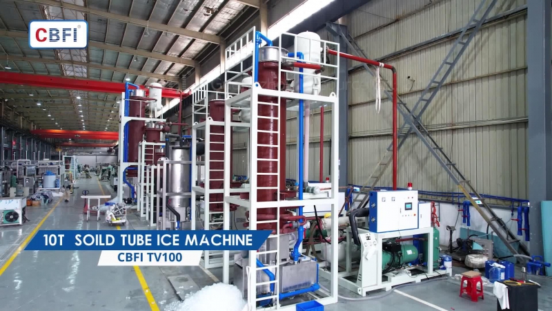 Machine à glace en tube de 10 tonnes par jour