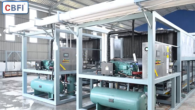 2 Machines Automatiques à Glace en Bloc de 15 Tonnes à Tarakan, Indonésie