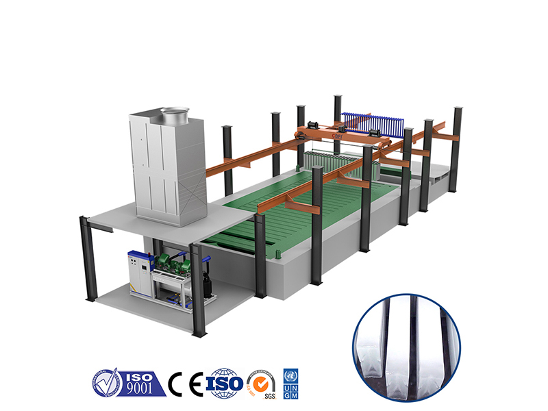 Machine de fabrication de glace commerciale en blocs de conception d'usine  de glace à vendre-CBFI