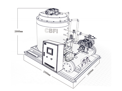 BF10000 Flake Ice Machine