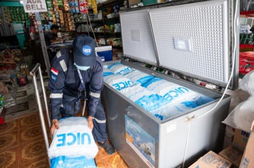 Machine à glace en tube de 30 tonnes en Indonésie