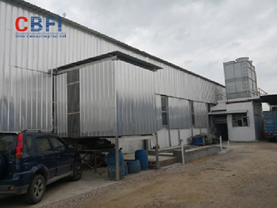Système de fabrication de glace saumâtre de 40 tonnes pour un client à Jiangmen