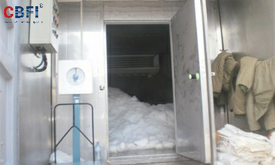Maldives--Machine à glace en plaque conteneurisée et stockage de glace