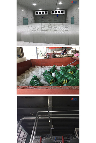 Yunnan--Système de fabrication de glace saumâtre de 100 tonnes