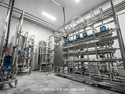 CBFI a conçu une usine entièrement automatisée de gobelets de glaçons de 70 t/jour 